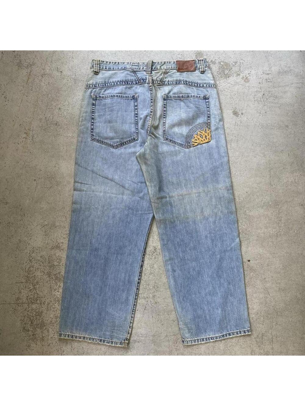 Y2K 2000’s Timberland Baggy Blue Embroidered Denim Jeans